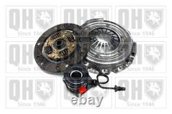Clutch Kit 3pc (Cover+Plate+CSC) fits OPEL CORSA C 1.2 00 to 09 Z12XE QH Quality