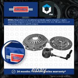 Clutch Kit 3pc (Cover+Plate+CSC) fits RENAULT CLIO Mk3 1.6 07 to 14 K4M862 B&B