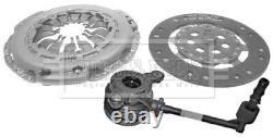 Clutch Kit 3pc (Cover+Plate+CSC) fits RENAULT MEGANE 1.3 1.5D 2003 on B&B New