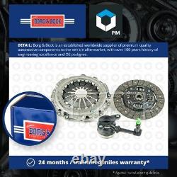Clutch Kit 3pc (Cover+Plate+CSC) fits RENAULT MODUS, P0 1.5D 2004 on B&B New