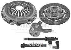 Clutch Kit 3pc (Cover+Plate+CSC) fits RENAULT TRAFIC Mk2 1.9D 2005 on B&B New