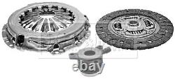 Clutch Kit 3pc (Cover+Plate+CSC) fits TOYOTA AURIS 1.4D 07 to 18 1ND-TV B&B New