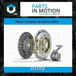 Clutch Kit 3pc (Cover+Plate+CSC) fits TOYOTA AURIS 1.6 07 to 15 210mm LuK New