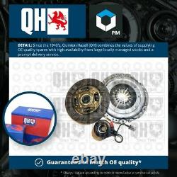 Clutch Kit 3pc (Cover+Plate+CSC) fits VAUXHALL CORSA C D 1.0 00 to 14 QH Quality