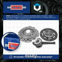 Clutch Kit 3pc (Cover+Plate+CSC) fits VAUXHALL MOVANO A 2.5D 06 to 10 B&B New