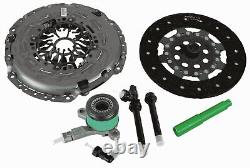 Clutch Kit 3pc (Cover+Plate+CSC) fits VAUXHALL MOVANO B 2.3D 2010 on 260mm Sachs