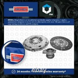 Clutch Kit 3pc (Cover+Plate+CSC) fits VAUXHALL VECTRA C 1.9D 02 to 09 B&B New