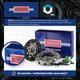 Clutch Kit 3pc (cover+plate+csc) Fits Vauxhall Vivaro X82 1.6d 2014 On B&b New