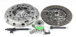 Clutch Kit 3pc (Cover+Plate+CSC) fits VAUXHALL VIVARO X82 1.6D 2014 on B&B New
