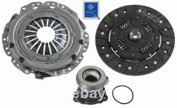 Clutch Kit 3pc (Cover+Plate+CSC) fits VAUXHALL ZAFIRA B 1.8 05 to 14 205mm Sachs