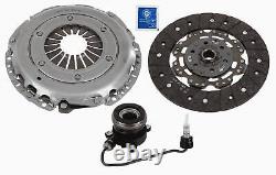 Clutch Kit 3pc (Cover+Plate+CSC) fits VAUXHALL ZAFIRA C 1.6D 13 to 18 D16DTH New