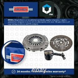 Clutch Kit 3pc (Cover+Plate+CSC) fits VOLVO S40 MK2 2.0D 04 to 10 D4204T B&B New