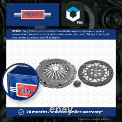 Clutch Kit 3pc (Cover+Plate+Releaser) HK2167 Borg & Beck 21207557172 21207572843