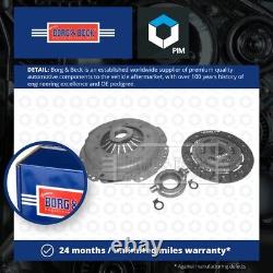 Clutch Kit 3pc (Cover+Plate+Releaser) HK9694 Borg & Beck GCK109AF Quality New