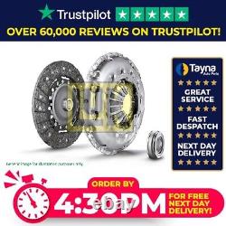 Clutch Kit 3pc (Cover+Plate+Releaser) fits TOYOTA AVENSIS 2.0D 08 to 18 LuK New