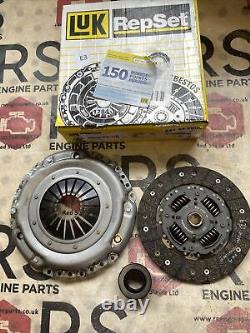 Clutch Kit 3pc (Cover+Plate+Releaser) fits VW CADDY Mk3 1.9 TDI Diesel 05 to 10