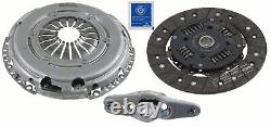 Clutch Kit 3pc (Cover+Plate+Releaser) fits VW LUPO GTi 1.6 00 to 05 AVY Sachs