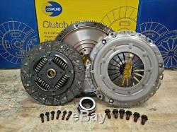 Clutch Kit Fit Solid Flywheel Set Audi A3 Hatchback 1.6 Tdi 105hp Diesel
