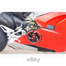 Ducabike Clear Clutch Cover Pressure Plate Kit for Panigale V4 V4S Speciale Red