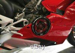 Ducabike Ducati Panigale V4 Clear Clutch Cover kit CCV401DD PSF04A SM01D