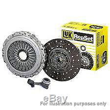 FIAT GRANDE PUNTO 199 1.9D Clutch Kit 3pc (Cover+Plate+CSC) 2005 on 240mm LuK