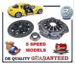 For Mazda Rx8 1.3 2.6 5 Speed 2003-2008 3 Piece Clutch Plate Cover Bearing Kit