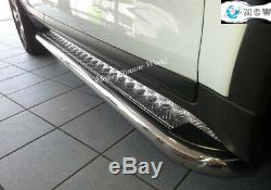 Ford Transit Connect Side Bars Steps Boards Chrome 2002-2013 Chequer Swb New