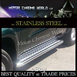 Ford Transit Connect Side Bars Steps Boards Chrome 2002-2013 Chequer Swb New