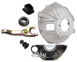 New Chevy Bellhousing Kit, Cover, Clutch Fork, Throwout Bearing, Gm 621,11,3899621