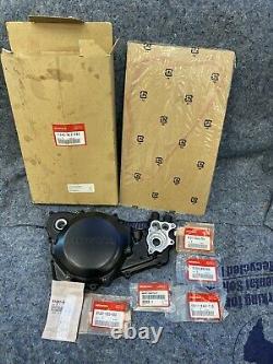 Nos Oem Honda Cr500r Crankcase / Clutch Water Pump Cover Kit Cr500 Engine Case