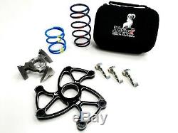 Polaris RZR Turbo Stage 2+ Ibexx Clutch Kit Helix Weights Springs Clutch Cover