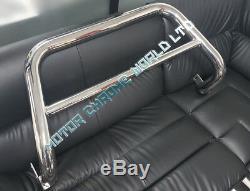 Renault Trafic Bull Bar Chrome Nudge A-bar 2001-2014 New (nx1) S. Steel