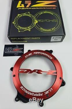 Suzuki Drz 400 E, S, Sm Clutch Cover Kit Clear Billet Cover 47 Z Performance