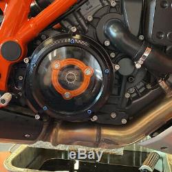 Transparent Engine Clear Clutch Cover Kit For KTM 1290 Super Duke R GT 2014-2020