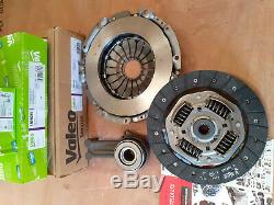 VALEO CLUTCH KIT FORD FOCUS Mk1 1.6 1.8 Clutch Kit 3pc (Cover+Plate+CSC) 98-04